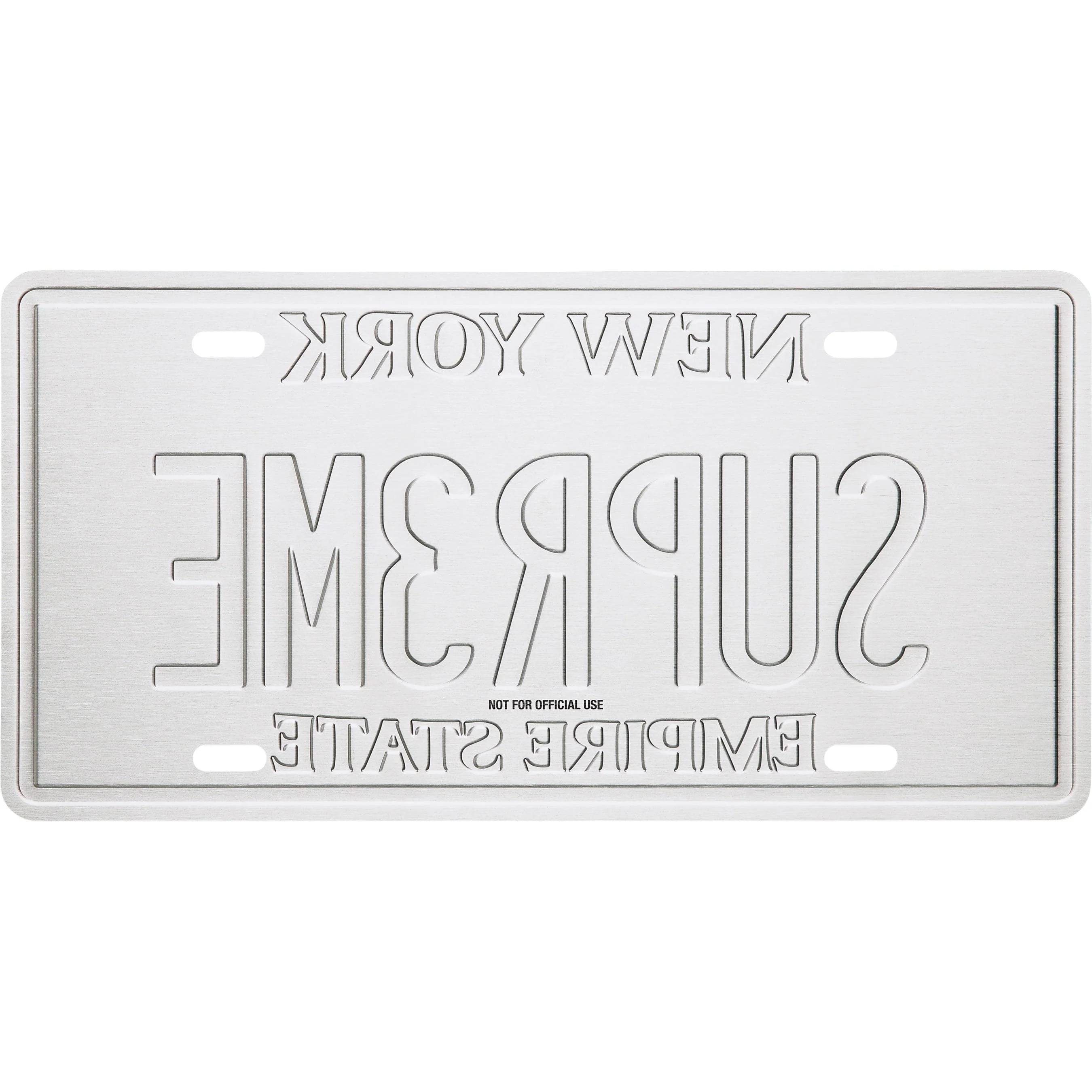 License Plate view 3